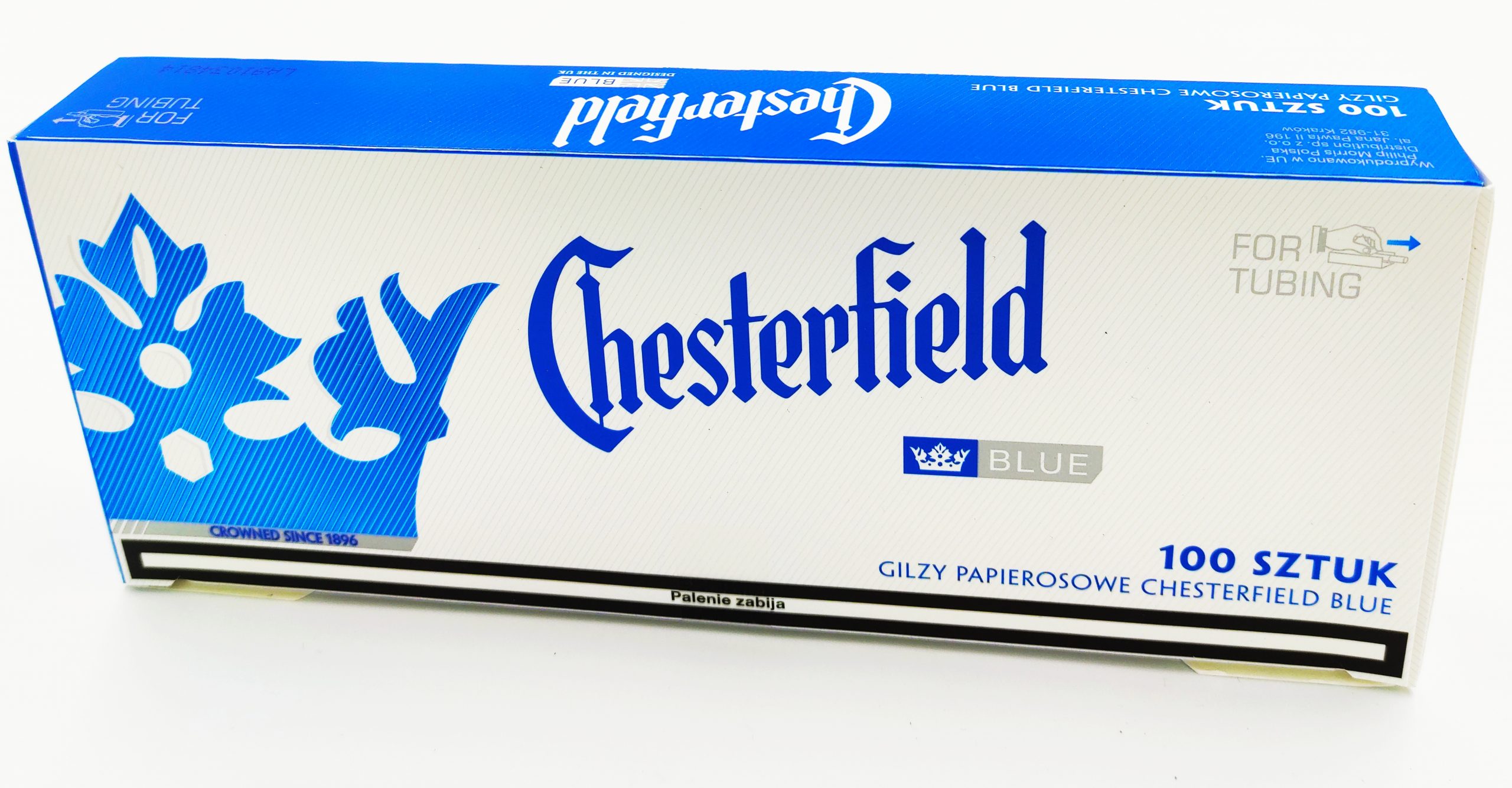 gilzy chesterfield blue 100szt - 4zł