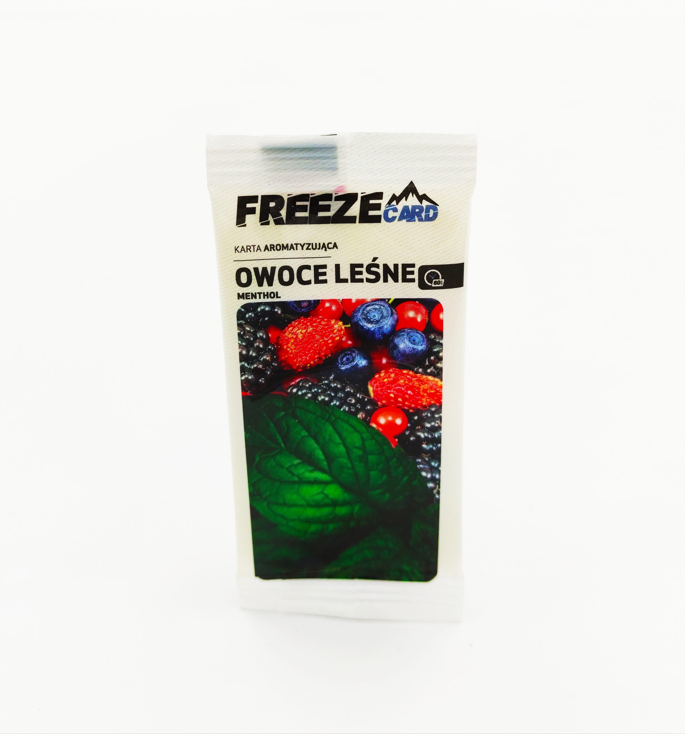 karta aromatyzująca freeze owoce leśne menthol - 2zł